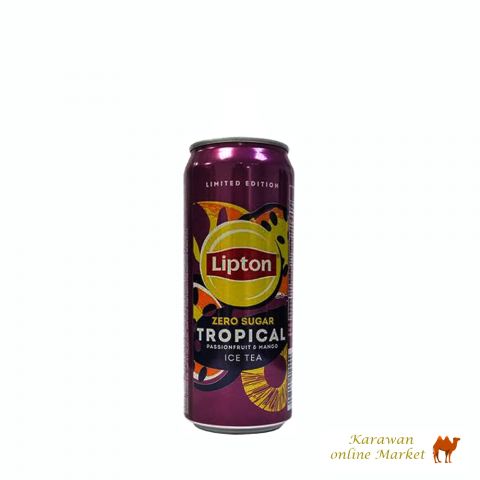 "Lipton" Zero Şeker Tropiki Höwes Miwe we Mango Buz Çaýy, 320 ml