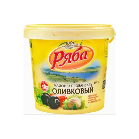 Майонез РЯБА Оливковый 67%, 830г