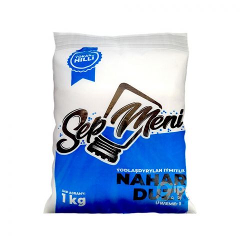 Ýotlaşdyrylan iýmitlik nahar duzy "SepMeni" 1kg