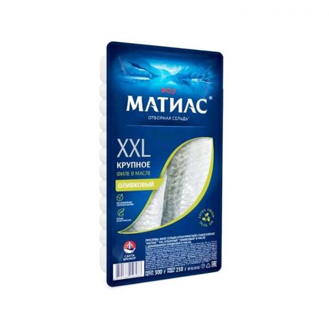 Матиас отборная сельдь крупное филе в масле