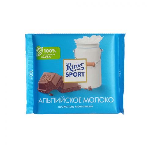 "Ritter Sport" Alp süýdinden süýtli şokolad 100g