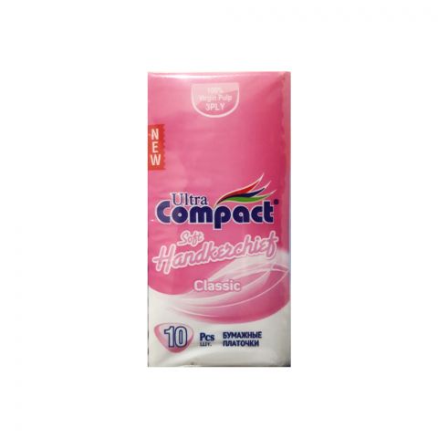 "Compact" zenanlar üçin gury kagyz süpürgiçleri 10sanly