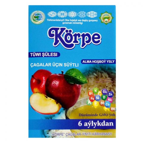 Çagalar üçin süýtli tüwi şülesi Körpe almaly  250 gr
