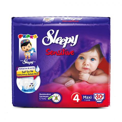 Sleepy Sensitive newborn diapers 4 30s