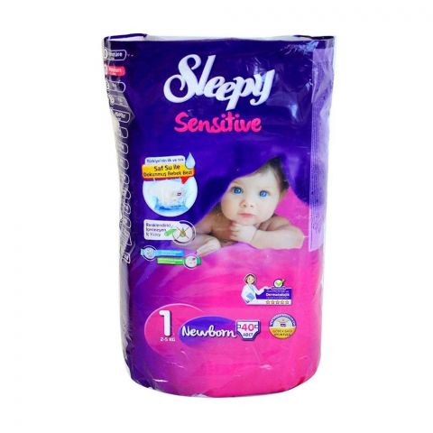 Sleepy Sensitive newborn diapers 40s