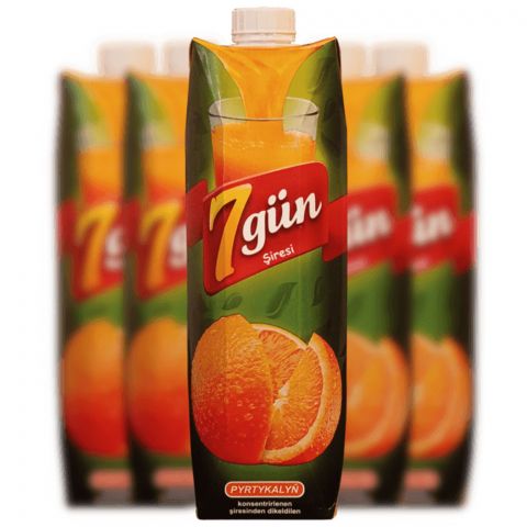 7 gün pyrtykal şiresi, 1 lt