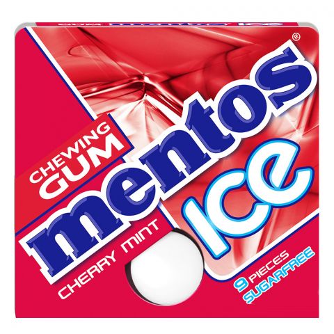 Mentos Жевательная резинка "Mentos Ice" со вкусом вишни и мяты 12.9 г